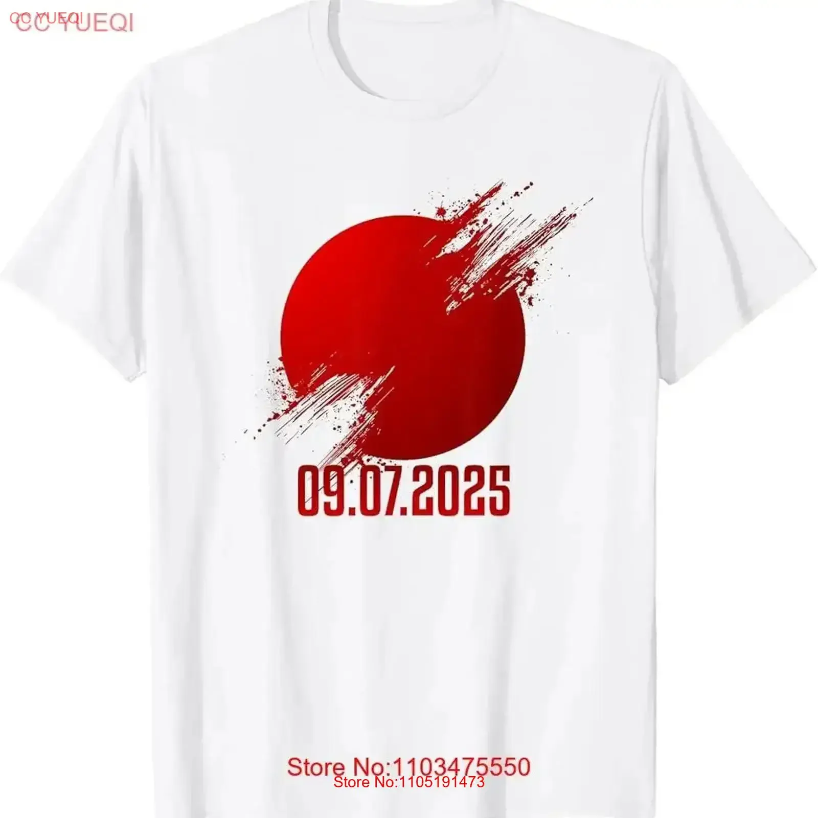 إجمالي الكسوف القمري 2025 القمر الدم 7 سبتمبر تي شيرت خمر غسلها عادية أنيقة مريحة موضة تنفس خمر #1