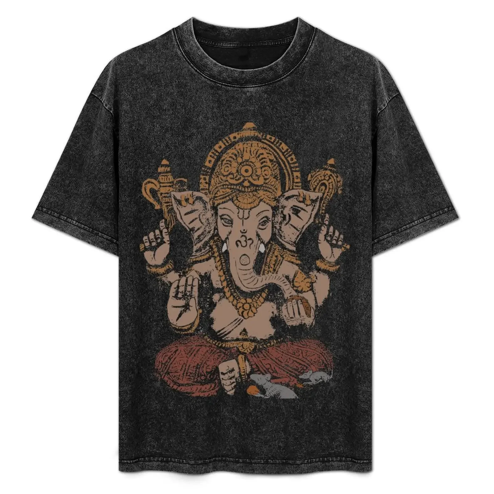 Ganesha 3D T-Shirt oversized graphic tee graphics black t shirts for men