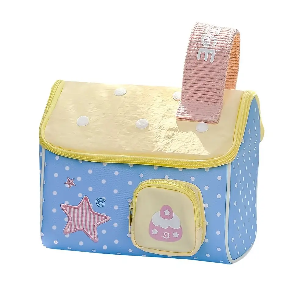 Multi-functional House-Shape Makeup Bag Large Capacity Portable Toiletry Bag Multi-layer Storage Bag Women Girls
