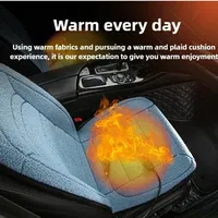 Heated Car Seat Cushion Cover Winter Warmer Front Rear Seat Electric Heating Kit Universal Heater Pad Auto Fast Hot Mats 12V/24V