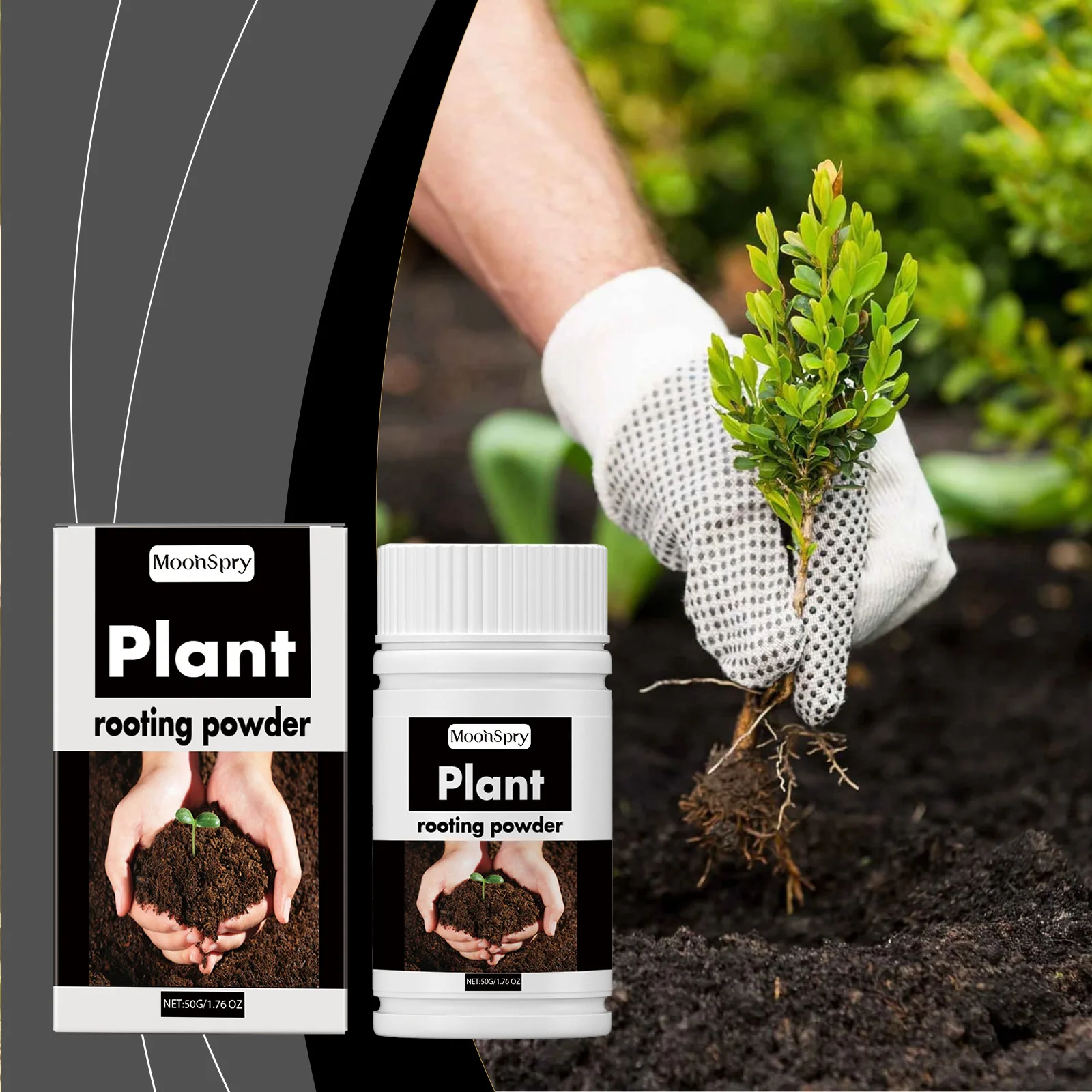 50/100g Rare Plant Rooting Powder Plant Fruit Flower Rapid Rooting Nutrition Hydroponics Garden Nutrition Plant Growth Rooting