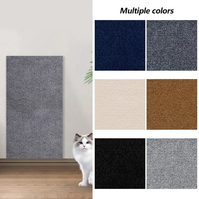 Cat Scratching Mat Self-Adhesive Trimmable Cat Scratch Board Sharpen Nails Scraper Home Sofa Furniture Protector Supplies