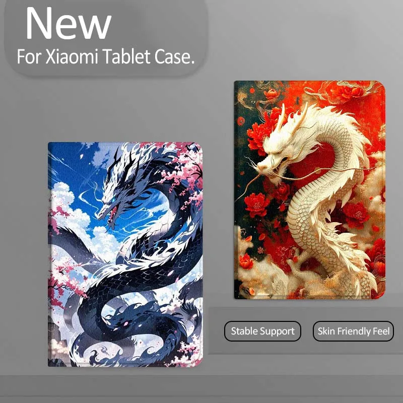 

Чехол для планшета с дизайном аниме-дракона для Xiaomi Redmi Mi Pad 4 5 6 7 8 K SE Mini Pro Plus Max 10.1 11.2 дюймов