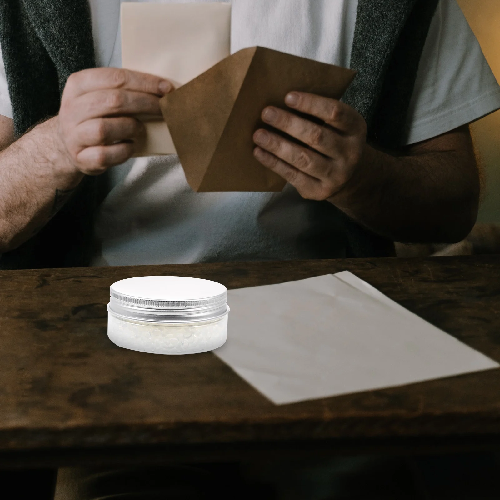 

1 Box Clear Sealing Beads For Envelope Wedding Invitation Stamp Seal Particles Fire Paint Wax Beads Craft Sealing Wax