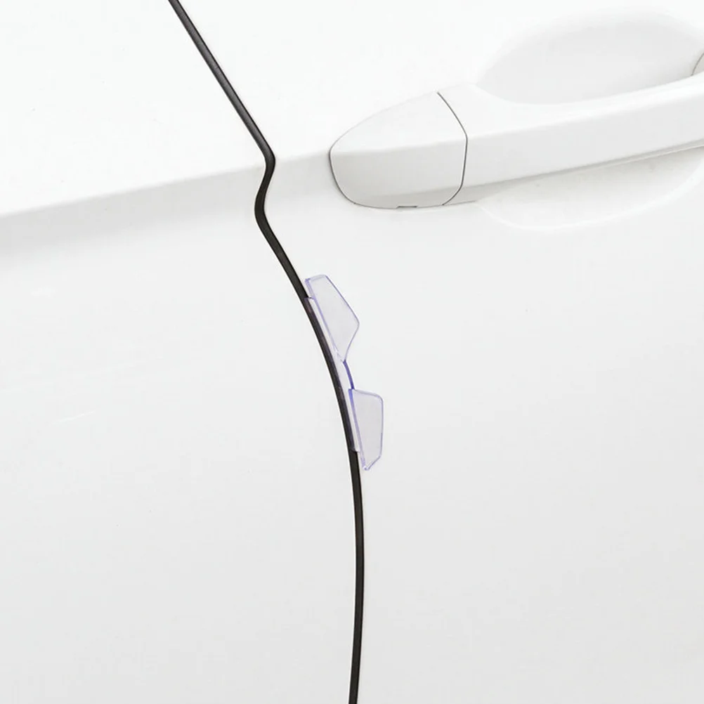 

8Pcs Car Door Protector Strip Heavy Duty Anti Scratch Guard Flexible Seal Trim for Vehicle Bumper Sill Frame Car Door Guards