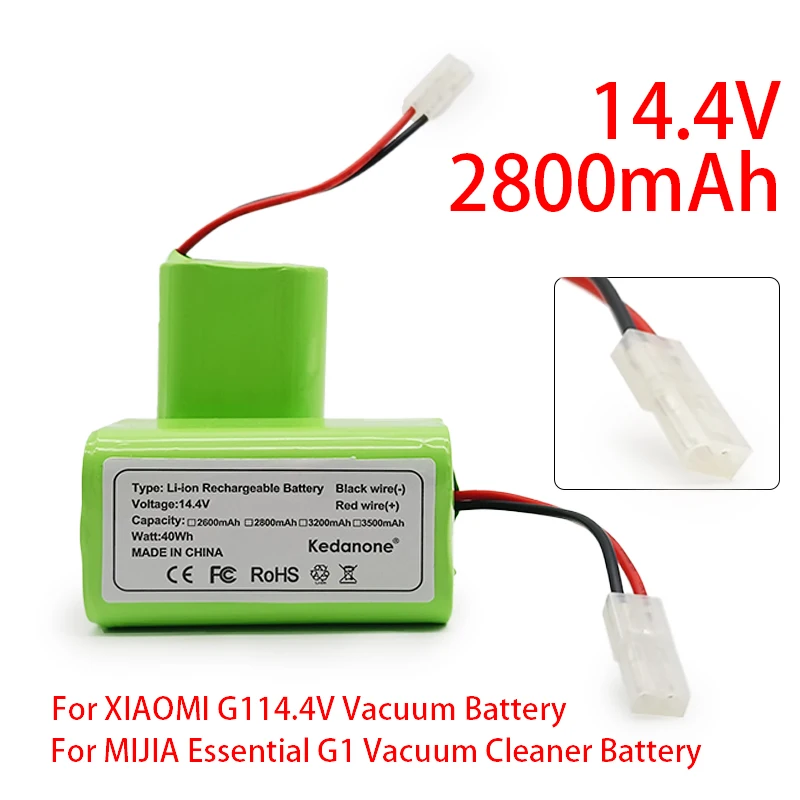 

The New 14.4v 2800mh18650 Li-Ion Battery Pack Xiaomi Mi Robot Vacuum Cleaner MJSTG1 Robot Vacuum Cleaner Aicherish