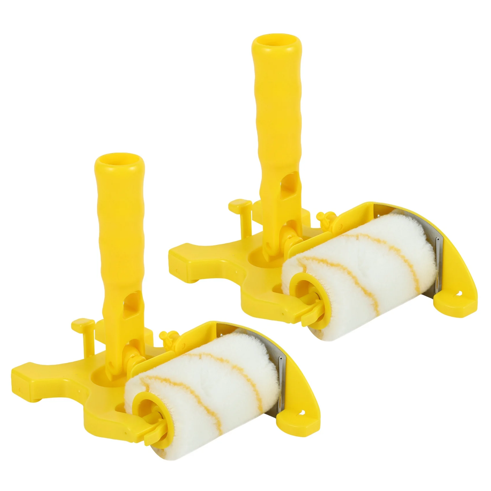 Hot Trend-12Pcs Paint Edger Roller Brush Tools Portable Clean-Cut Brush For Home Wall Ceilings