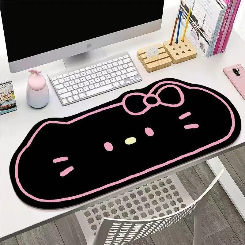

MINISO Sanrio Hello Kitty Mouse Pad Table Mat Ins Pink Extra Large Size Kawaii Cartoon Anime Cute Office Computer Keyboard Pad