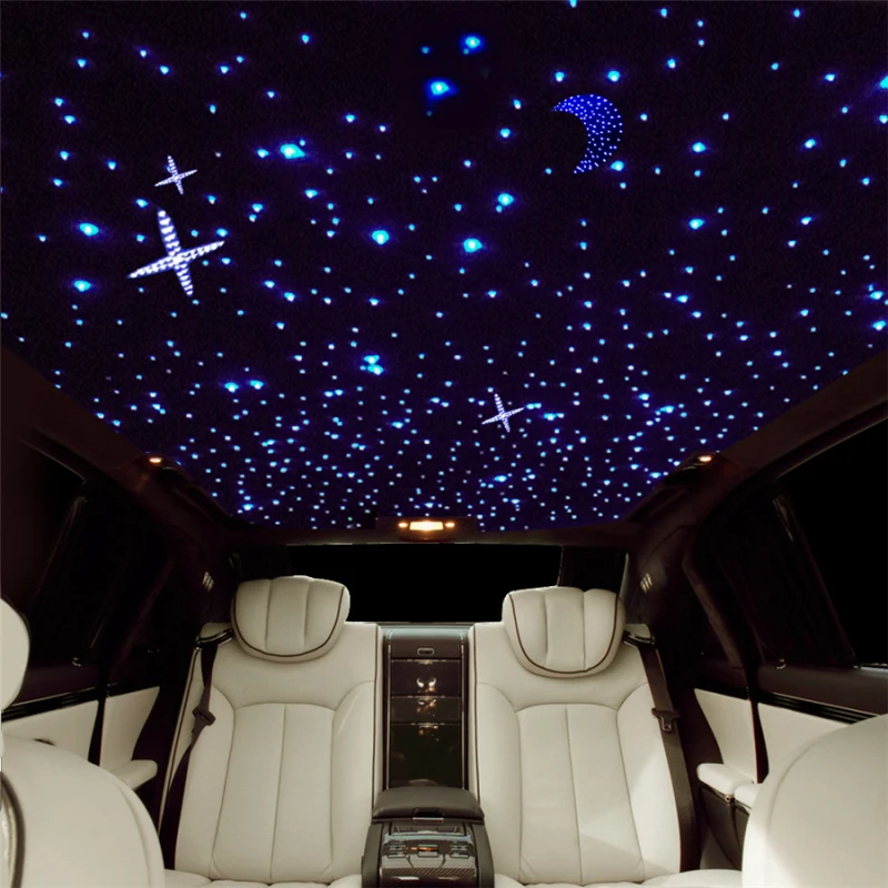 

Car Roof Star Light Bluetooth Durable Portable Universal App Smart Control Car Supplies Car Starry Sky Ceiling Lamp 10w Aluminum