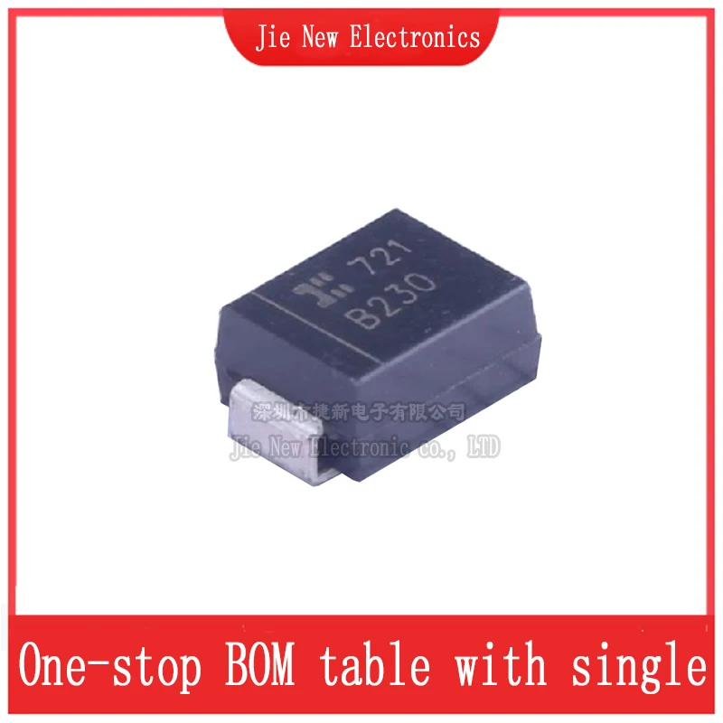 20 Stuks Smb (DO-214AA) B2100-13-F B220-13-F B230-13-F B240-13-F B250-13-F B260-13-F Smd Schottky Diode