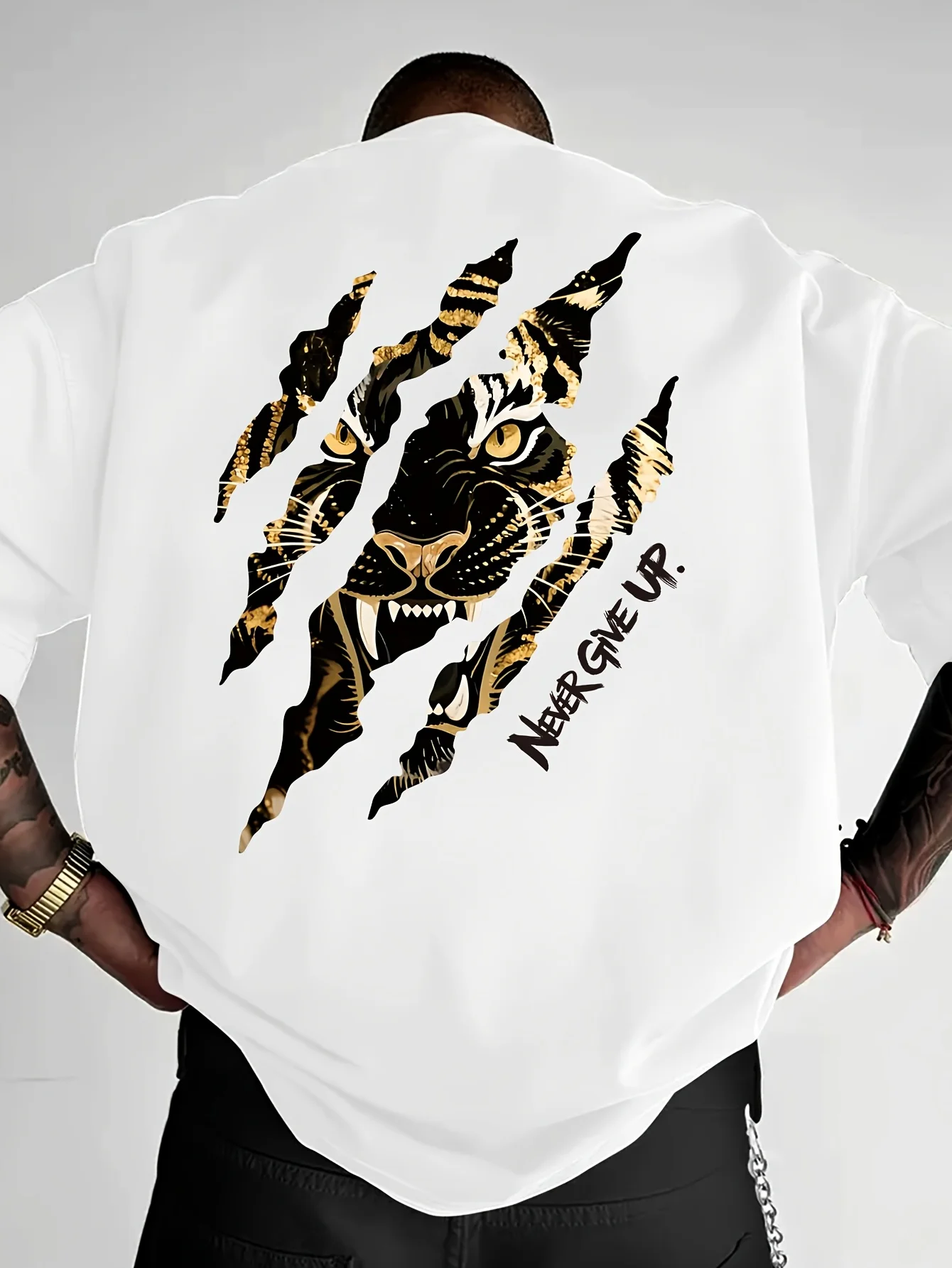 Camiseta de algodón 100% para hombre, estilo retro, moderno, versátil, cómodo y a la moda, ideal para uso diario informal.