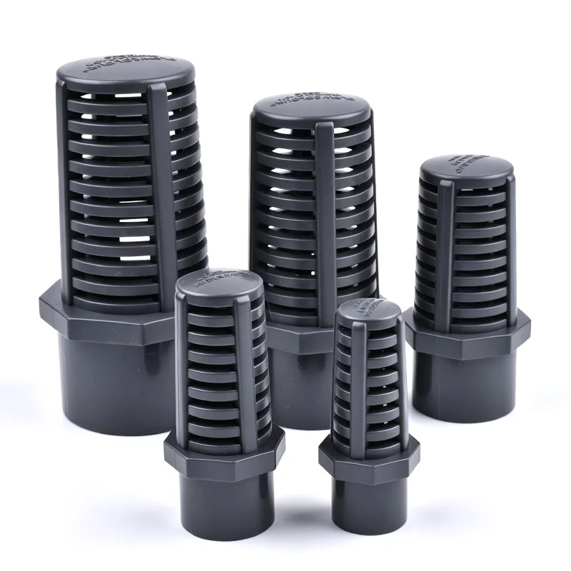 20~63mm UPVC Aquarium Filter PVC Permeable Cap Flower Basket Strainer Screen Internal Fish Tank Water Inlet Water Pump Filter