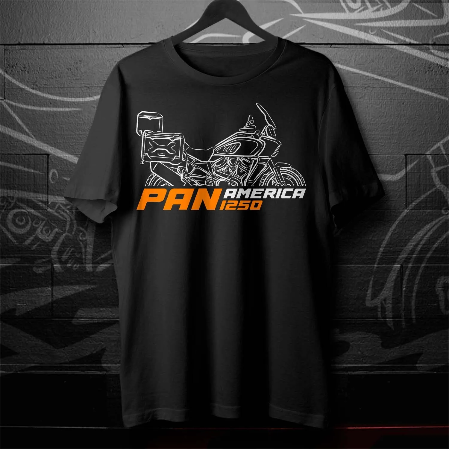 H-D Pan America 1250 Motorcycle Fans Gift T-Shirt 100% Cotton O-Neck Short Sleeve Summer Casual Mens T-shirt Rider Streetwear