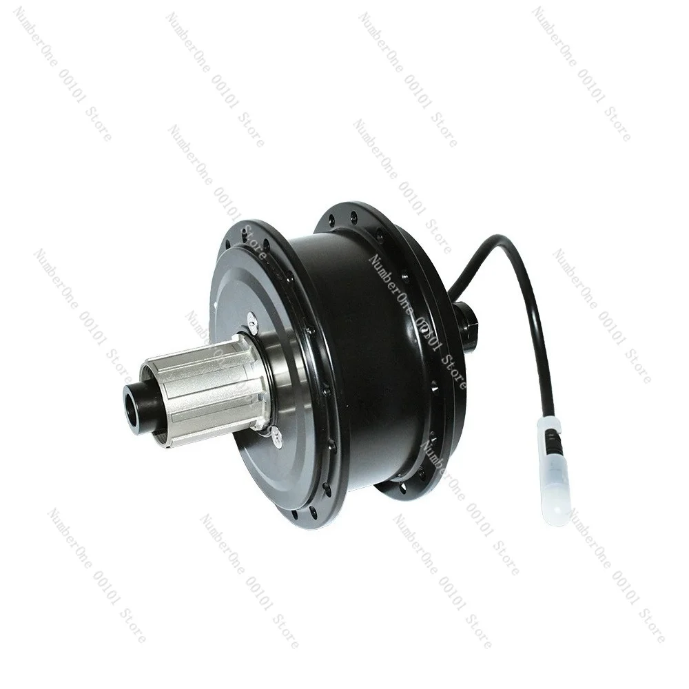 250W 85TX Inner Rotor Brushless Motor, 36V No-load 260RPM, 36 Hole Waterproof Black Cable, Bucket Shaft Circlip Fixed Structure