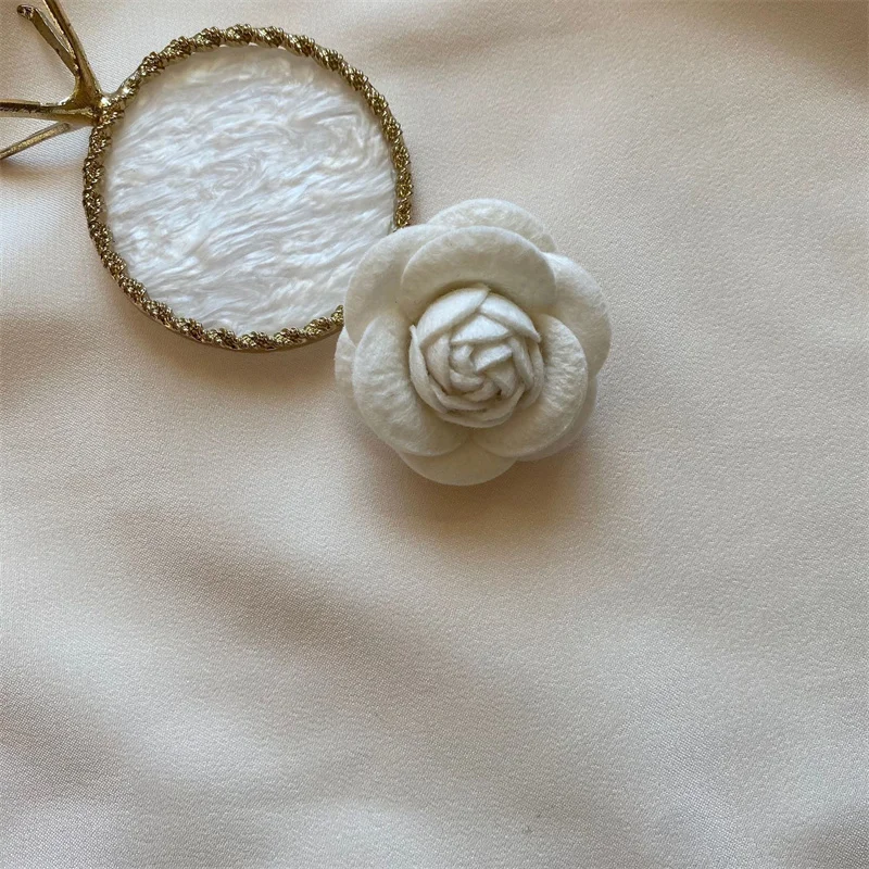 النساء الكورية تصفيف الشعر المشابك الشريط القوس دبابيس الشعر أنيقة الأسود المخملية كاميليا مشبك شعر حجر الراين Bowknot الربيع كليب