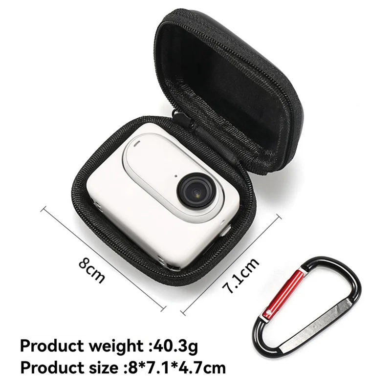N33R-Camera Lens Protector Bag Protective Hard Shell Bag For GO 3 Waterproof Carrying Case