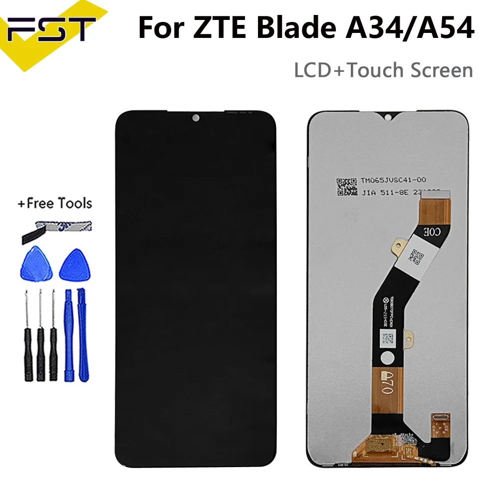 For ZTE Blade A54 Screen For ZTE Blade A34 Display Touch Screen Digitizer Assembly For ZTE Blade A54 A34 LCD Touch Screen