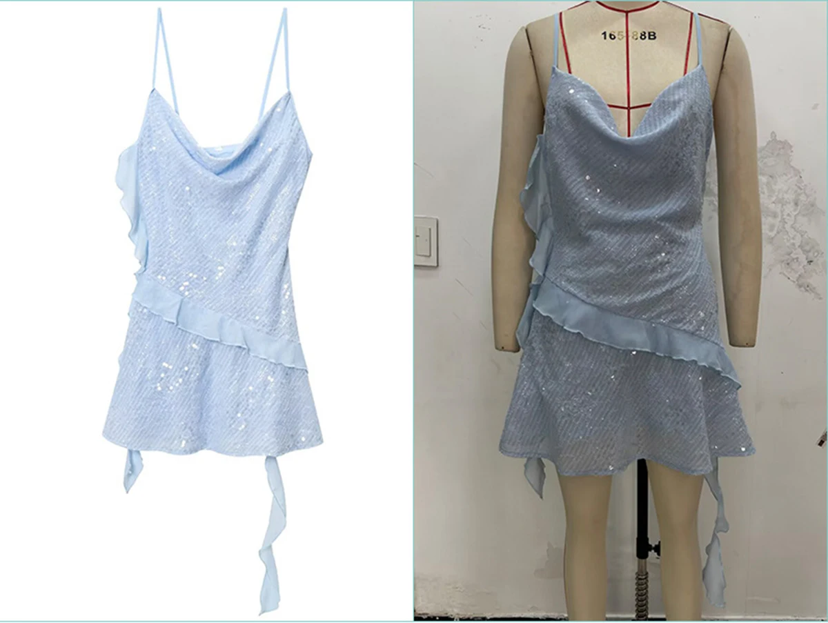 Strapless Mini Dress with 3D Rose Petal Decoration Women Elegant Bodycon Wrap Waist Party Dress Summer Streetwear Tight Bandage