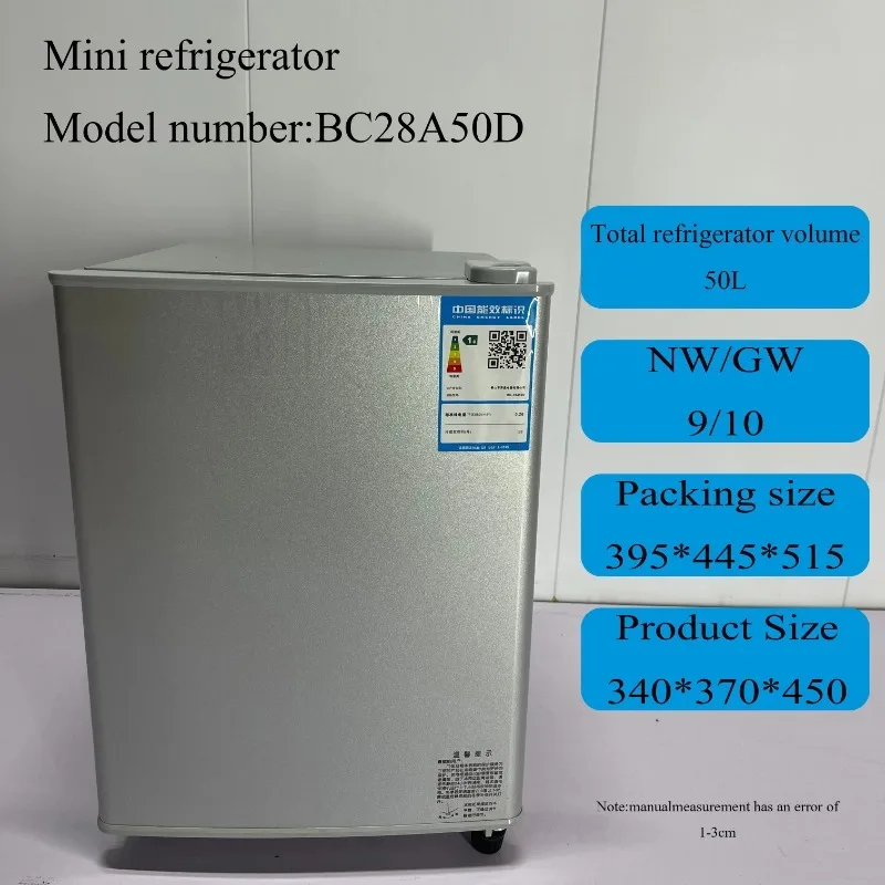 30 Liters Portable Mini Fridge Refrigerator Fashion Small Refrigerators Mini Bar Fridge With for Home Use