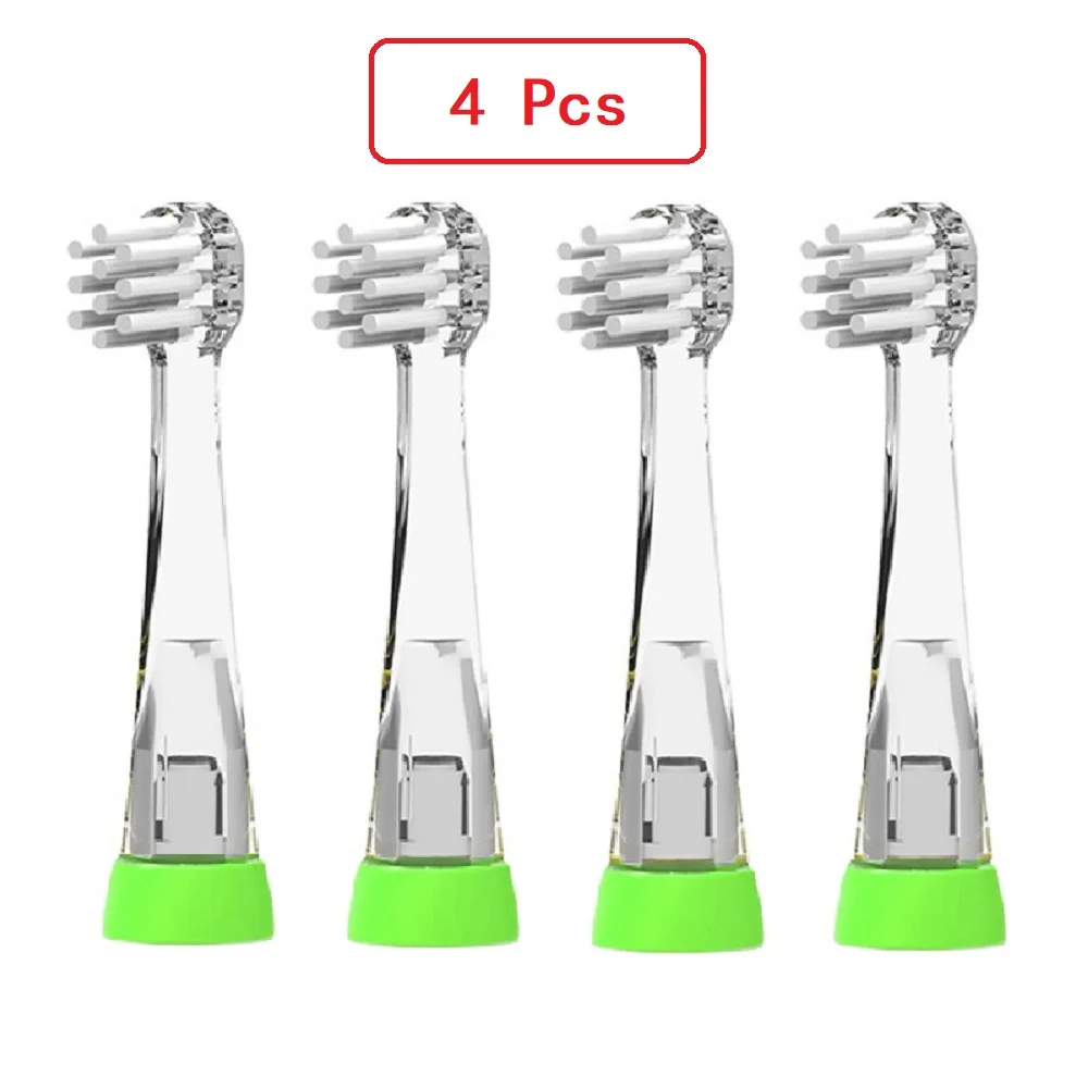 4 Pcs SG-811 Kids Replaceable Brush Heads For Seago SG902/SG602/EK1 Electric Toothbrush Head Ultral