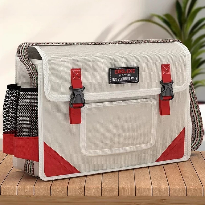 

Набор для электрика: Ящик для инструментов, держатель для инструментов, пояс для инструментов, подтяжки, сумка-органайзер, роскошная сумка из натуральной кожи Melotough, для кемпинга, прочная, для ручного инструмента