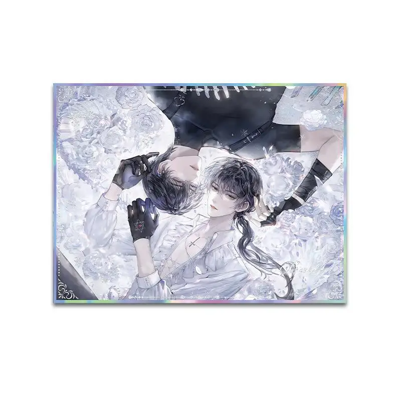 أصبحت إلهًا في لعبة رعب شخصيات رواية أنيمي باي ليو شيه تا أكريليك مزدوج فلاش ملون ورق HD ديكور مكتب نموذج حامل