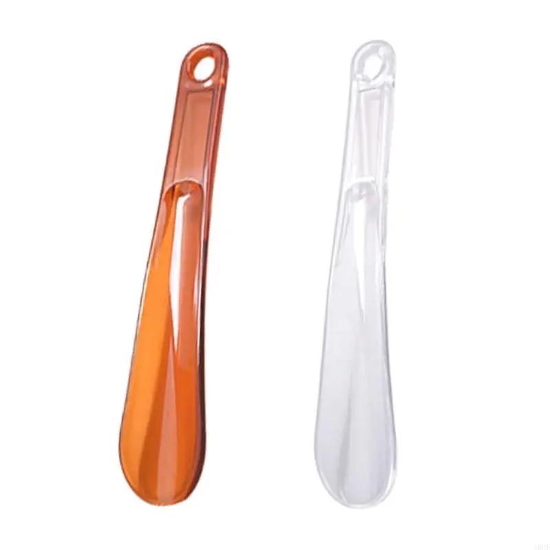 Thin Shoe Horn 9.06Inch Handle Back Relief Long Shoehorn For Tight Shoes Men Women Carry Convenient