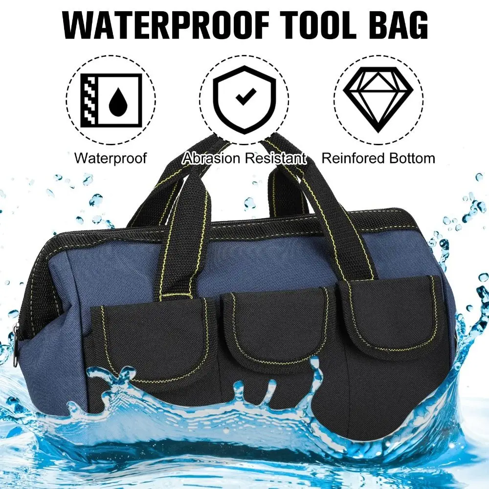 New Oxford Tool Bag Wear-resistant 13inch Electrician's Bag Practical Waterproof Woodworking Handheld Tool Bag Woodworking