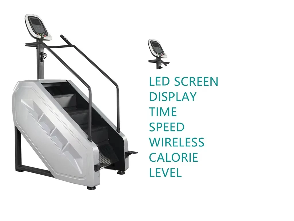 2025 New Manual Climbing Cardio Training Gym Equipment Step Stair Climber Stepmill Non-motorized Stairmaster Machine for Sale