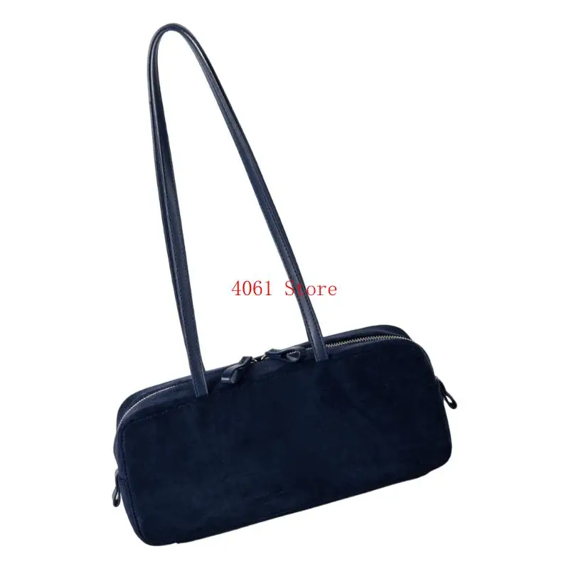 

Soft Suedes Underarm Bag Retro Design Korean Fashion Handbag For Casual Daily