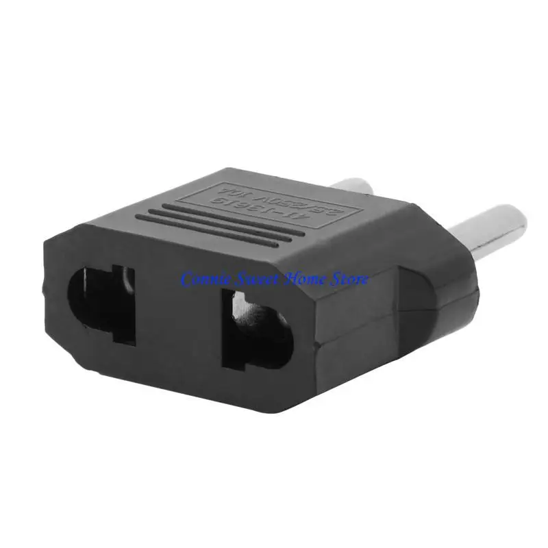 LXAF Universal US EU To EU Plug Travel Wall AC Power Adapter Converter