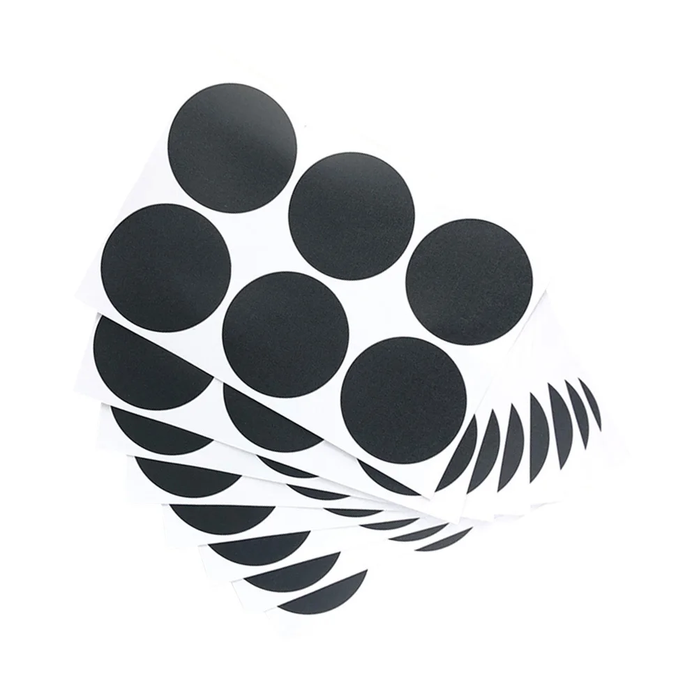 

Chalkboard Stickers Labels Round Frosted Pvc Washable Kitchen Pantry Organizer For Jars Spice Cans Reusable Chalk Board