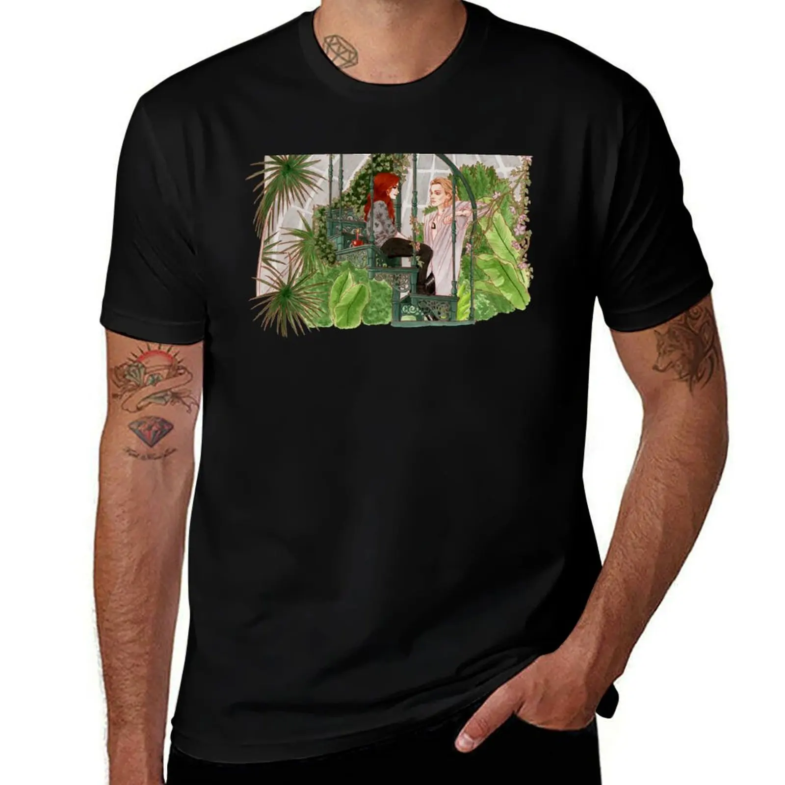

TMI - Clary and Jace T-Shirt mens graphic t shirts printed t shirts for man T-Shirt