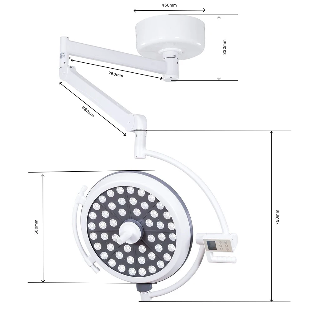 Medical ceiling examination shadowless lamp  operating room lamp
