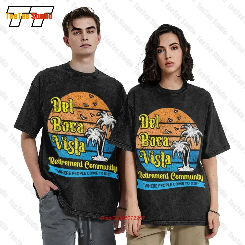 Del Boca Vista Seinfeld Retirement Community Mens Tri Blend Vintage Oversized T-Shirt 1LT6