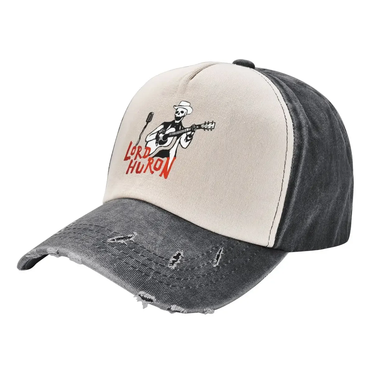 

Top Popular Lord Huron Singing Rockabilly Skeleton Men's Tshirt Size S to 2XL Baseball Cap Golf Caps Women Men's