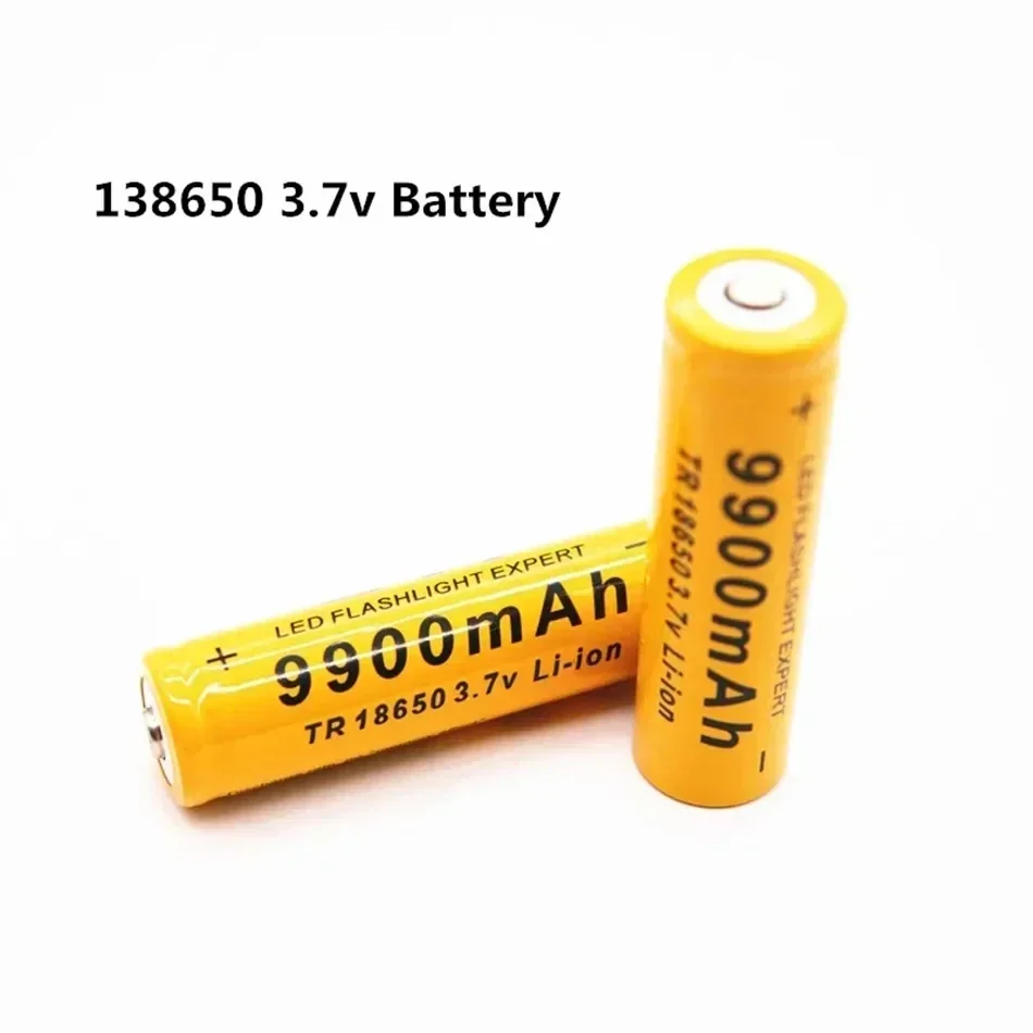 Neue 18650 batterie 3,7 V 9900mAh lithium-ionen-akku für Led taschenlampe batery lithium-batterie + Kostenloser Versand