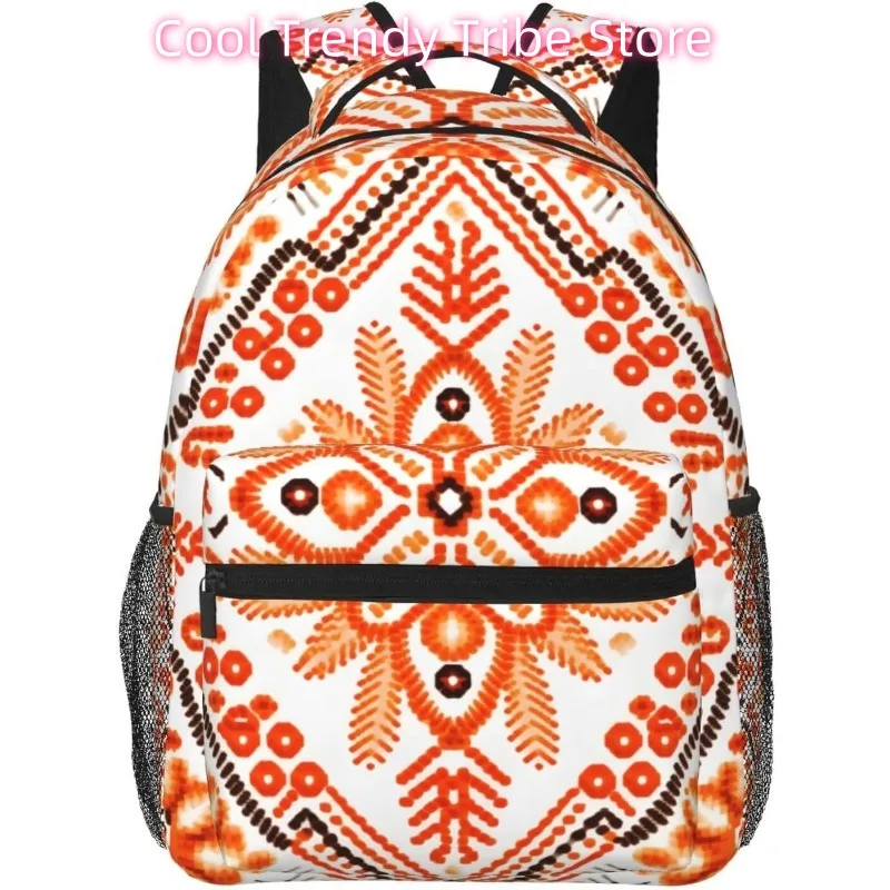 

laptop bag back to school Vintage Boho Tribal Style Lightweight Laptop Backpack Lightweight Multipurpose Travel Casual Daypack U