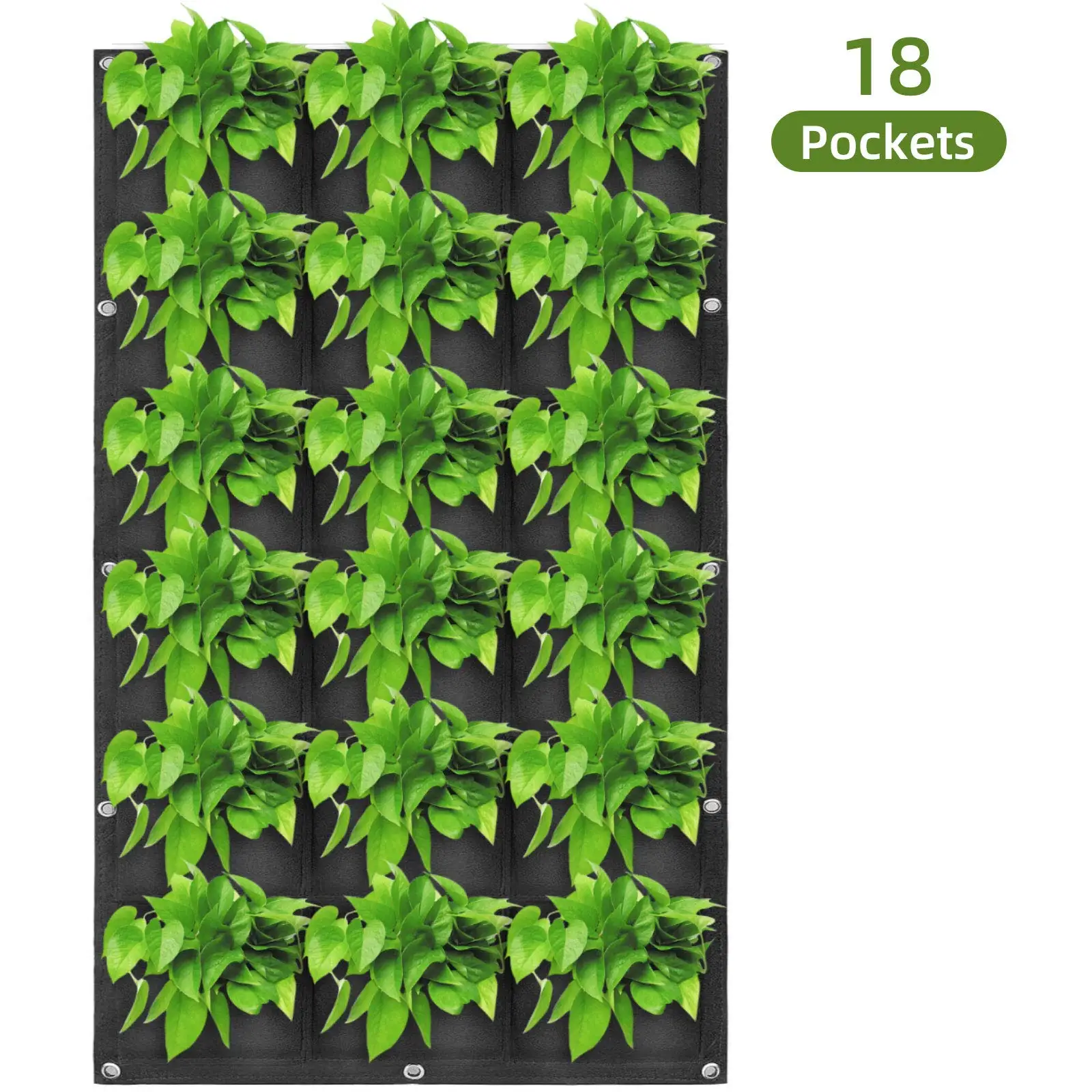 49 Taschen hängende Pflanz beutel, hängende vertikale Wand pflanzen pflanzen wachsen Taschen, Kräuter garten Pflanzer Outdoor Indoor wachsen – Detail 5
