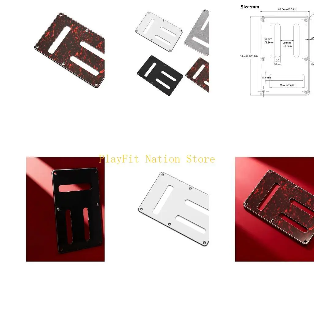 

Задняя крышка электрогитары 242F изготовленная на заказ для защиты и стиля внутренних компонентов