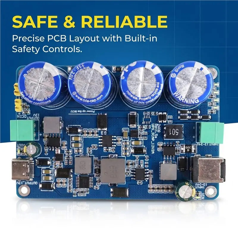 ABMI-UPS 12V 2.5A Output Wide Voltage Input Industrial Supercapacitor 12V 2.5A,