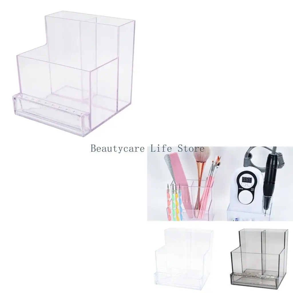 652C Drill Grinding Bit Holder Box Drill Tool Displayer Holder Case Transparent Drill Grinding Bit