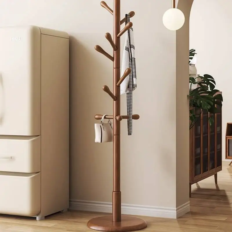 رف ملابس موفر للمساحة، تصميم مكتبي حديث طويل القامة، رف ملابس لغرفة المعيشة، أثاث خشبي لغرفة النوم والفندق Colgadores De Ropa #4