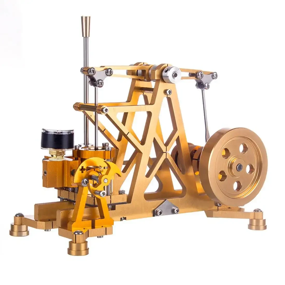 Watt Steam Engine Model with Boiler Cool Science Project Toys Can Be Started Watt Reactor Steam Engines Model Toy