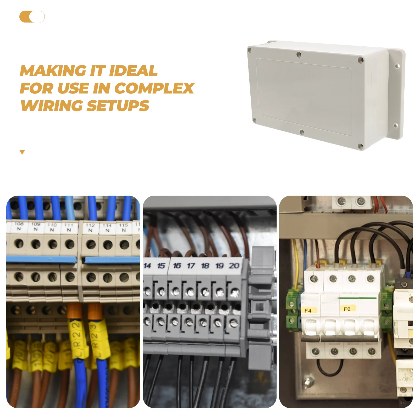 

Waterproof Junction Box Weather Extension Cord Cover Boxes Passing Plastic Electrical Enclosure Abs