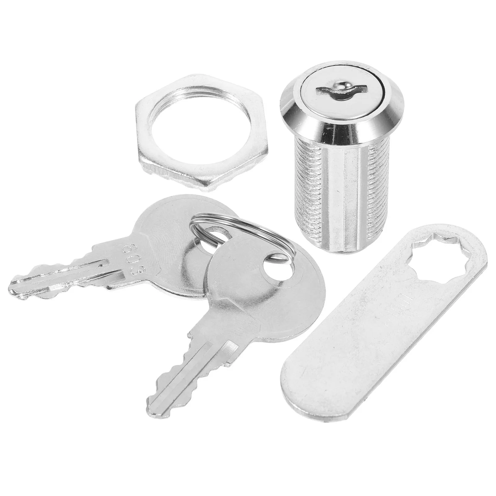 

1 set 1 Set Metal Drawer For File Cabinet Cam With Keys Desk Drawer Lock Replacement Safe Storage Cabinet Latch Lock