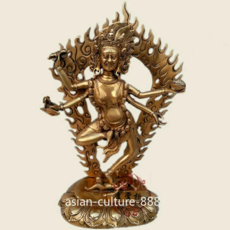 

Бронзовая буддистская Статуэтка 12 дюймов с 4 руками Vajravarahi Dorje Phakmo Dakini Rupa