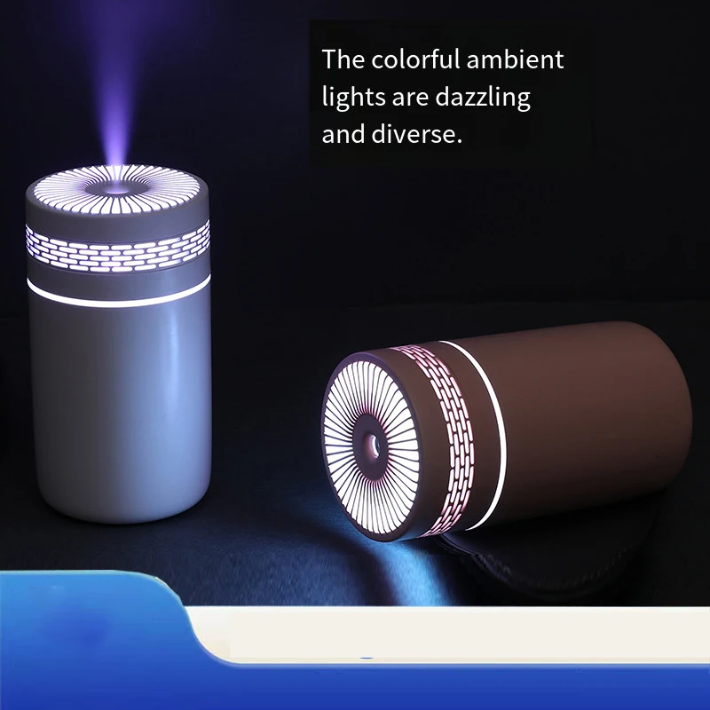 Car Humidifier Mini Seven-Color Aroma Humidifier Car Air Purifier Small Atomizer Household Bedroom Water Supply