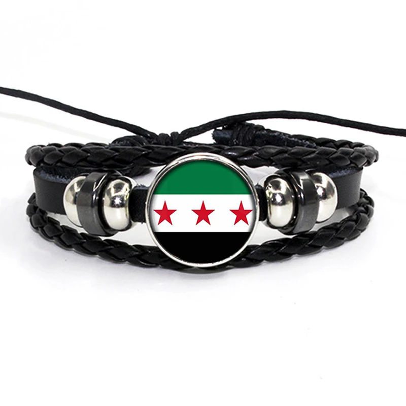 Love Syrian Arab Republic Syria Arabic Bracelet Handmade Retro Syrian Bracelets For Women And Men Gifts