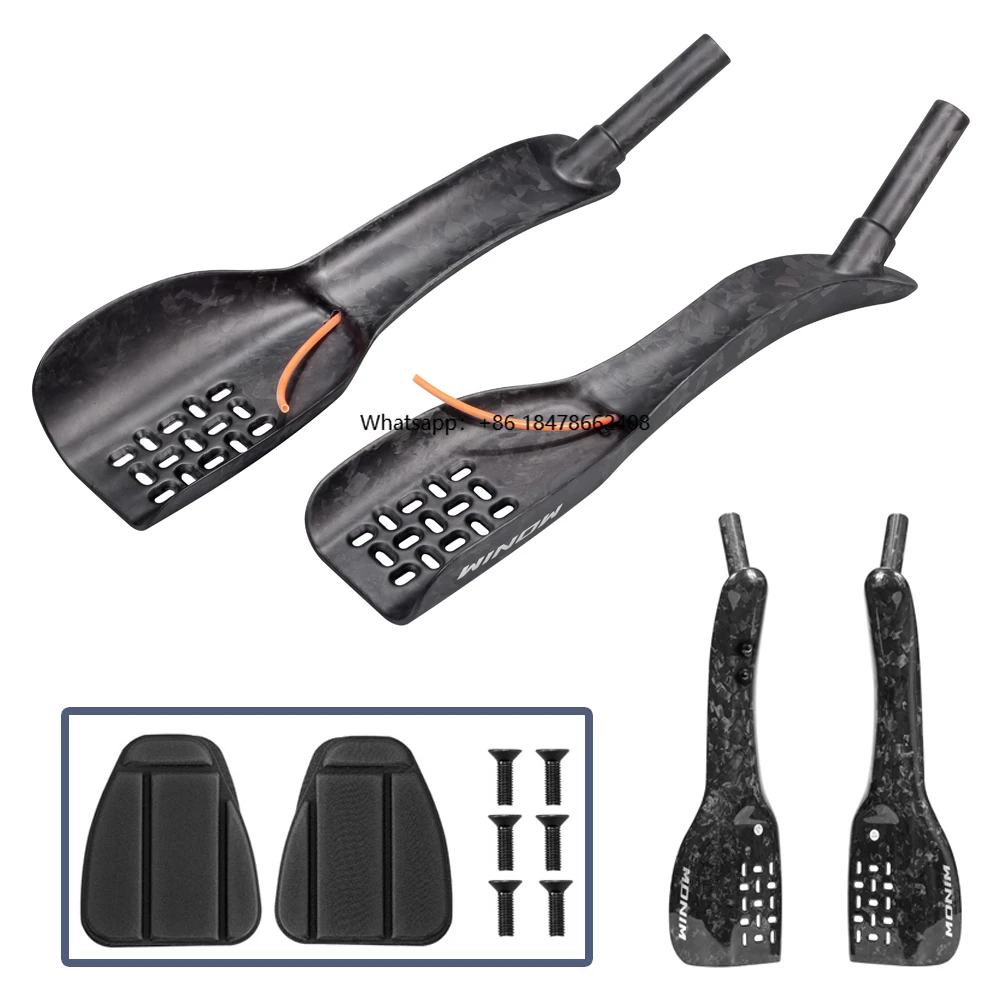 

2024 Carbon TT Rest Bar Model ARB02 Clip on Aero Bars Handlebar Extension Triathlon Time Trial Road Bicycle Parts